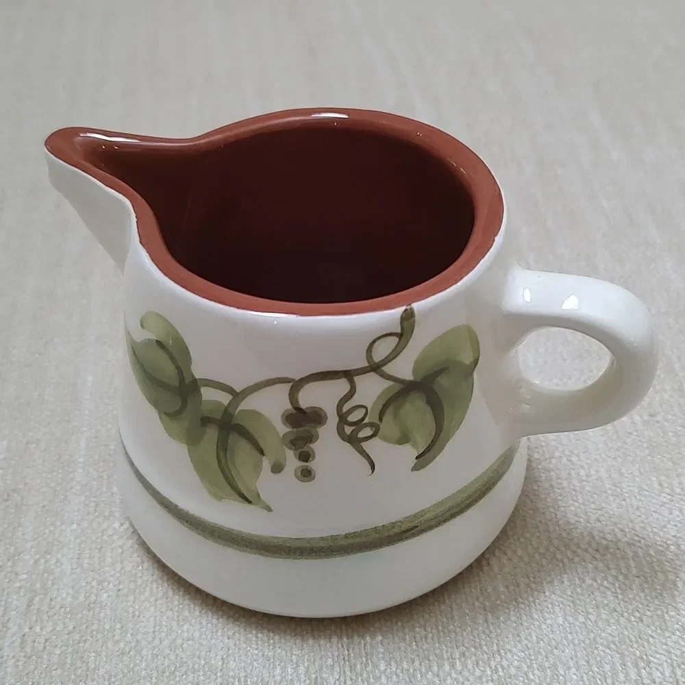 Stangl Pottery Creamer Golden Grape Pattern Vintage
